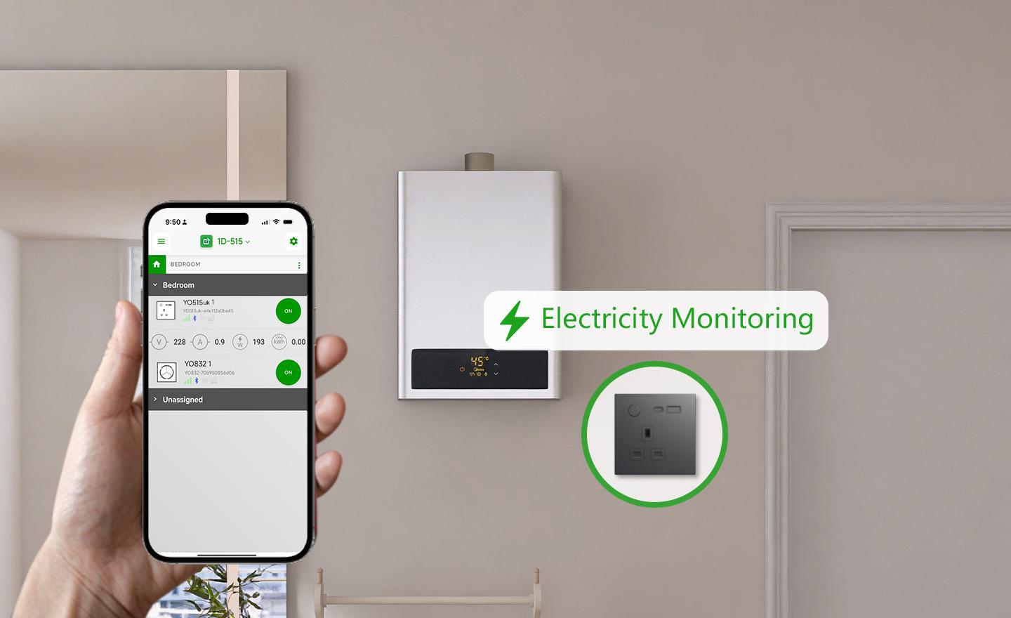Real-time Monitor the Electricity Usage