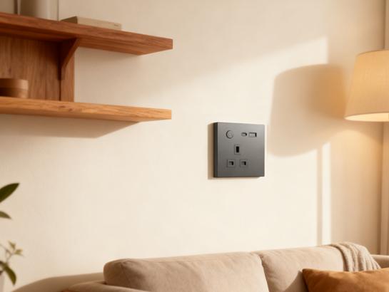 Smart Outlet with Type C / Socket UK-MEC-A