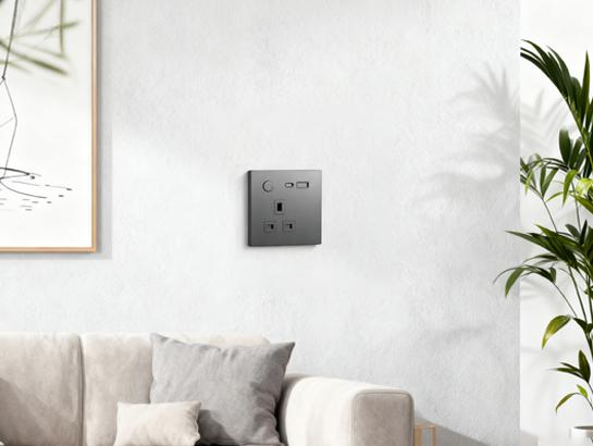 Smart Outlet with Type C / Socket UK-MEC-A
